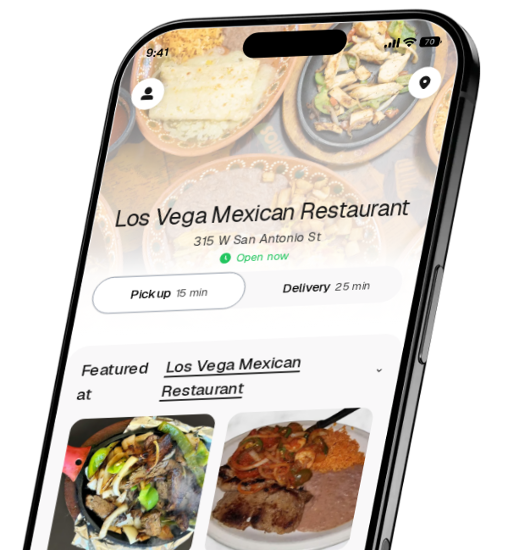 Los Vega Mexican Restaurant app preview