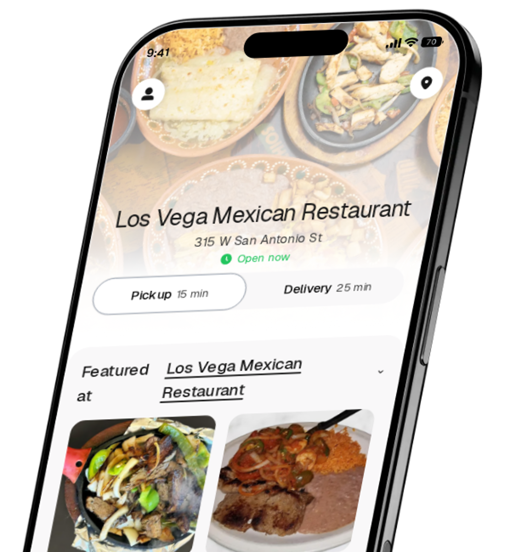 Los Vega Mexican Restaurant app preview