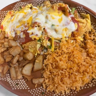 Migas a la Mexicana Plate