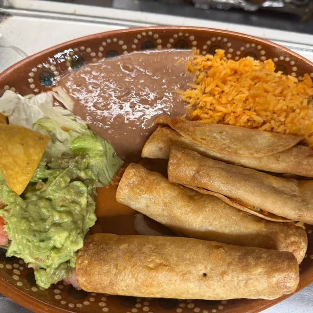 Chicken Flautas.