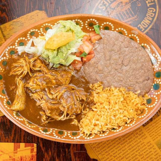 Chicken Mole Plate.